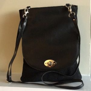 BLACK CROSSBODY Travel or Work Bag